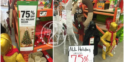 Home Depot: 75% Off Christmas Clearance