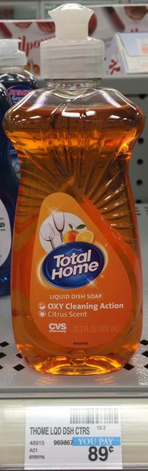 Total Home Dish Liquid CVS