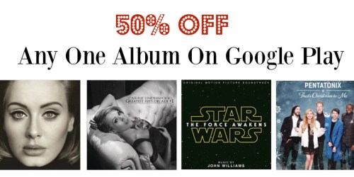 Google Play: 50% Off Any One Album
