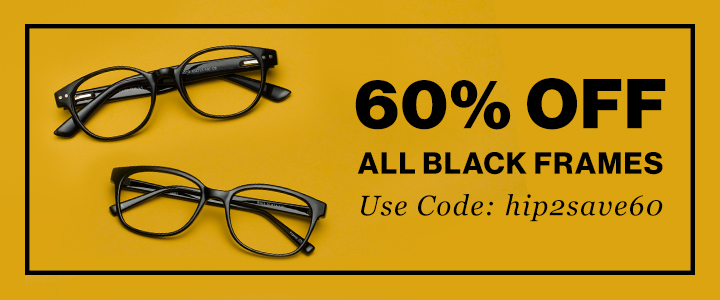 GlassesUSA 60% Off Black Frames and Free Shipping