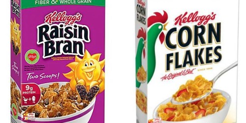Walgreens: Kellogg’s Raisin Bran and Corn Flakes Cereal Only 99¢ Each