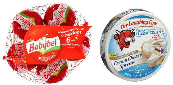 Mini Babybel and The Laughing Cow Cheese