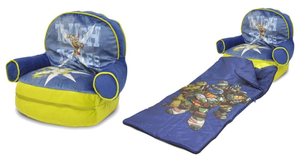 Nickelodeon Ninja Turtles Bean Bag with BONUS Slumber Bag
