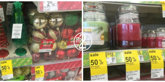 Walgreens: 50% Off Christmas Clearance (Save on Candy, Decor, Candles & More)