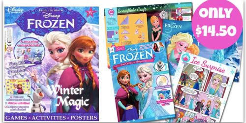 Disney Frozen Magazine Subscription Only $14.50