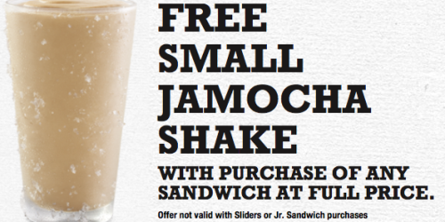 Arby’s: FREE Small Jamocha Shake with Purchase of ANY Sandwich Coupon (Through 12/8)