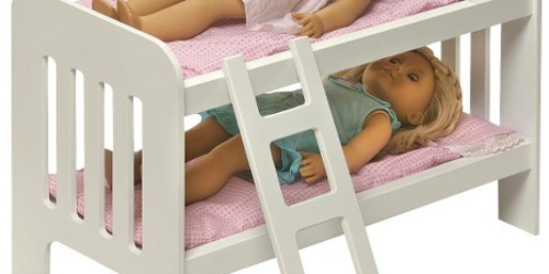 Walmart: Doll Bunk Bed Set with Ladder ONLY $19.99 (Fits American Girl Dolls)