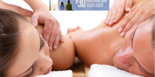 Groupon: $30 Massage Deals (Today Only)