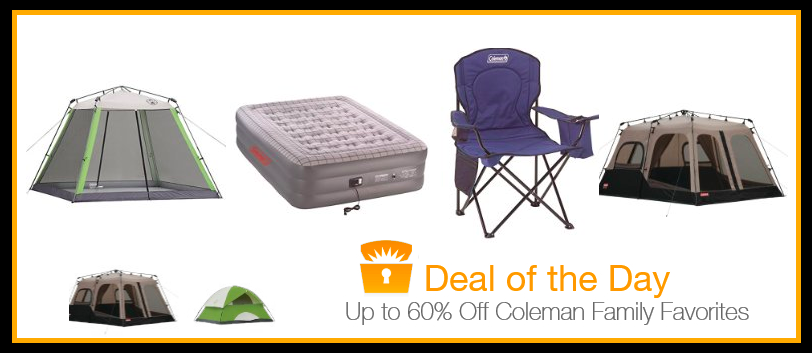 Amazon: 60% Off Coleman Tents, Sleeping Bags, Chairs & More (Today Only)