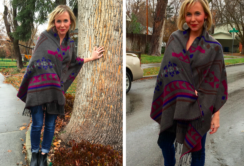 Cents of Style: Over-Sized Aztec Print Blanket Scarf
