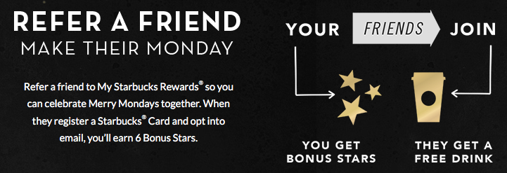 Starbucks Refer a Friend