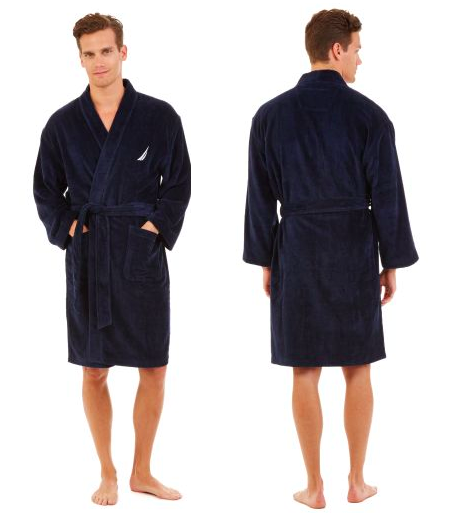 Nautica.com: Men's Terry Velour Belted Robe Only $22.48 Shipped ...