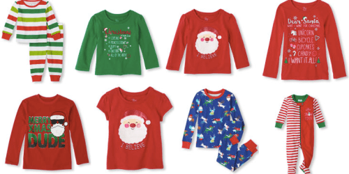 The Children’s Place: Christmas PJ Sets $5.60 Shipped, Graphic Tees $2.38 Shipped & More