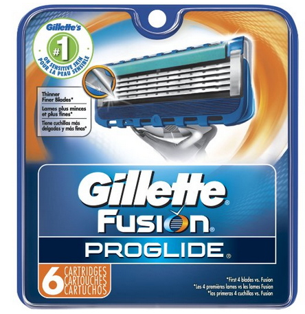 Amazon: Gillette Fusion ProGlide Refills 6-Count ONLY 49¢ (Select Accounts)