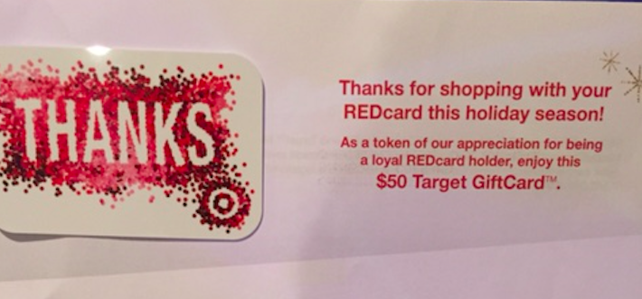 Target REDcard Thanks