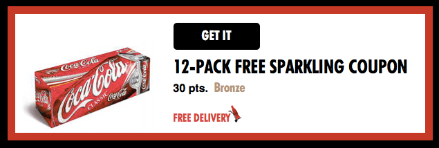 My Coke Rewards: FREE 12-Pack Soda Coupon Only 30 Points