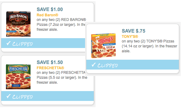 New Frozen Pizza Coupons 