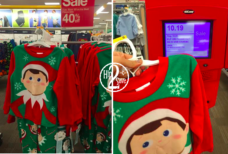 Target: Elf on the Shelf Kid's 2-Piece Fleece Pajama Sets