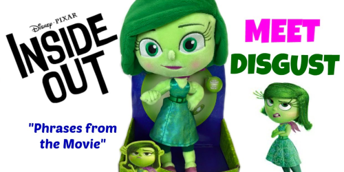 Disney’s Inside Out Disgust or Sadness Talking Plush Only $7.99 (Regularly $19.99)
