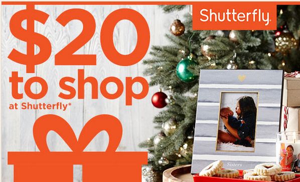 Ibotta Members: Possible FREE $20 to Spend at Shutterfly