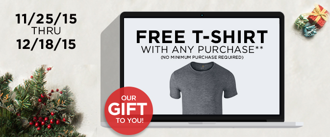 GoldToe.com free t-shirt promotion