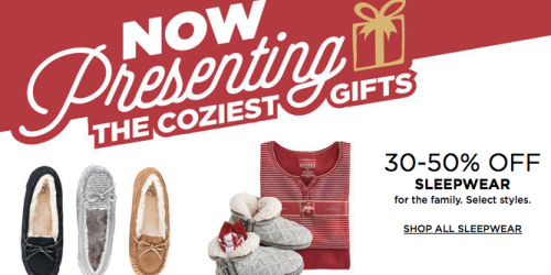 Kohl’s: Extra 20% Off Sleepwear & Sweaters (Until 12AM CT) + Stackable Codes