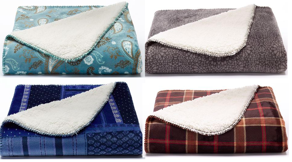 kohl's sherpa blankets