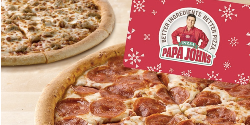 Groupon: 2 Free Large Papa John’s Pizzas w/ $25 Gift Voucher Purchase + More