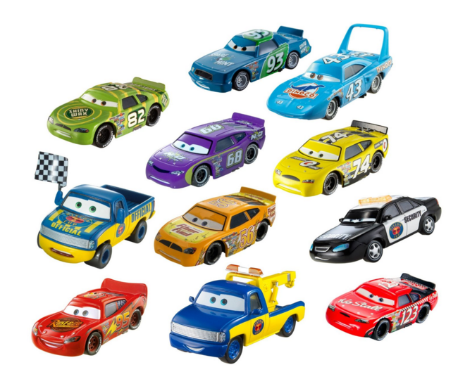 Disney/Pixar Cars Diecast Car Collection, 11-Pack