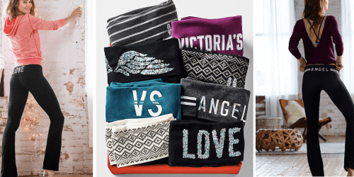 Victoria’s Secret: 4 Pairs of Yoga Pants, Tote Bag, Flip Flops & Rewards Card $98.99 Shipped