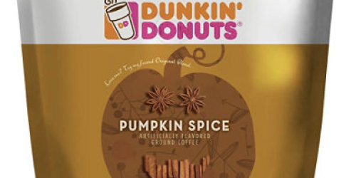 Sam’s Club: 40 Ounce Bag of Dunkin’ Donuts Pumpkin Spice Ground Coffee $9.81 Shipped