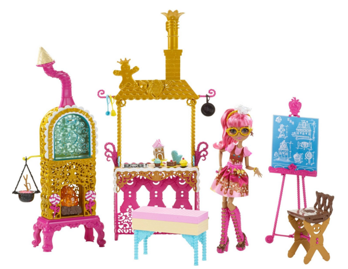 Ever After High Sugar Coated Kitchen with Ginger Breadhouse Doll Play Set