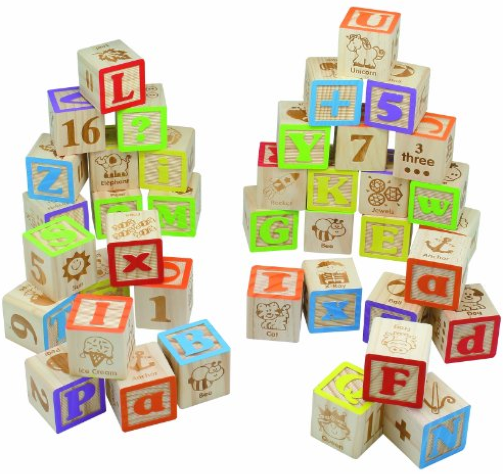 Amazon: Highly Rated 40-Piece Wooden ABC Blocks Only $14.16 (Regularly ...