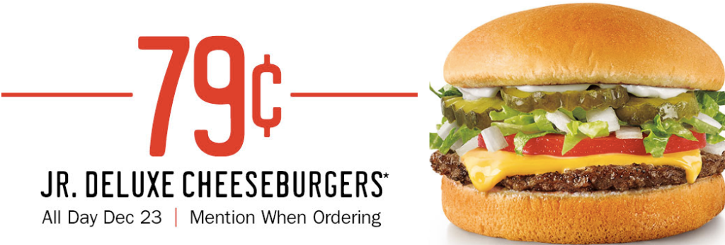 Sonic: 79¢ Jr. Deluxe Cheeseburgers