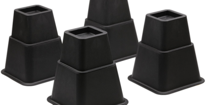 Amazon: Set of Greenco Adjustable Bed and Furniture Risers ONLY $8.99 (Regularly $17.99+)