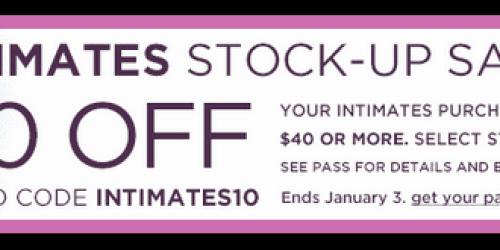 Kohl’s: $10 Off $40 Intimates Purchase = Select Bras Under $15 Shipped (Regularly $36+)