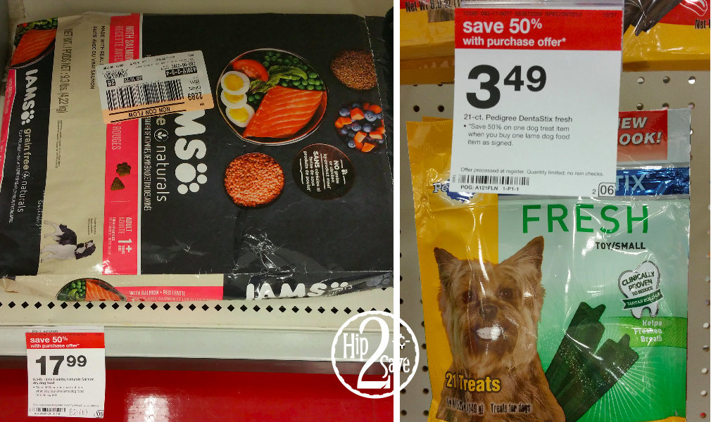 Target Great Deal on Pedigree Dog Treats & IAMS Dog Food
