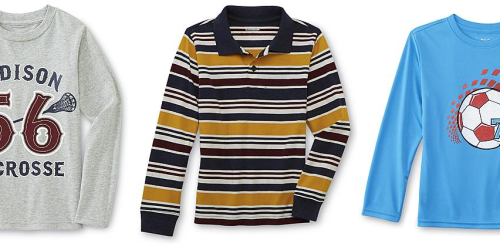 Sears: Boys Long-Sleeved Shirts Only $2.54