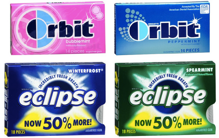 Walgreens: Orbit or Eclipse Gum ONLY 19¢