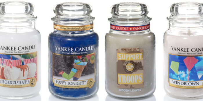 Yankee Candle: Large Jar Candles 5 for $55 – Just $11 Each (Reg. $27.99) + 10% Off Military Discount