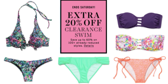 Victoria’s Secret: Extra 20% Off All Clearance Swimwear = Score a Bikini For Under $11