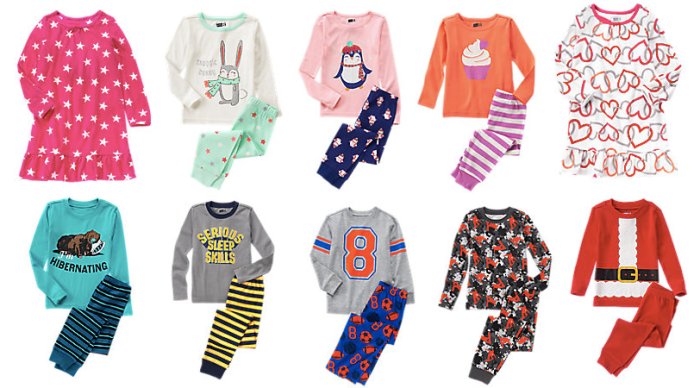 Crazy 8 Sleepwear 2-Piece Sets and Long-Sleeve Nightgowns