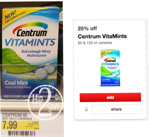Target Centrum VitaMints Deal