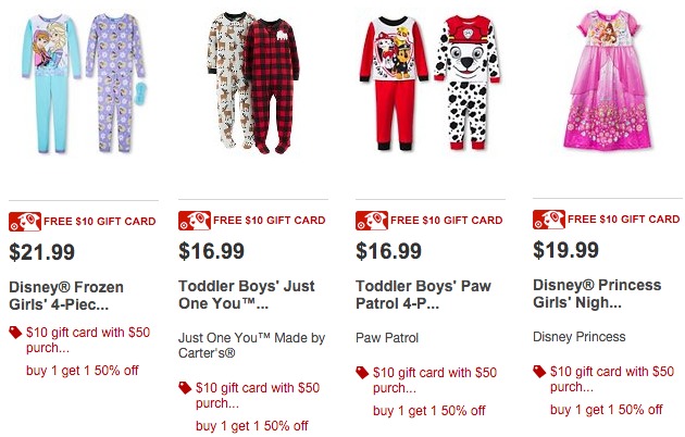 Target Pajamas for Kids