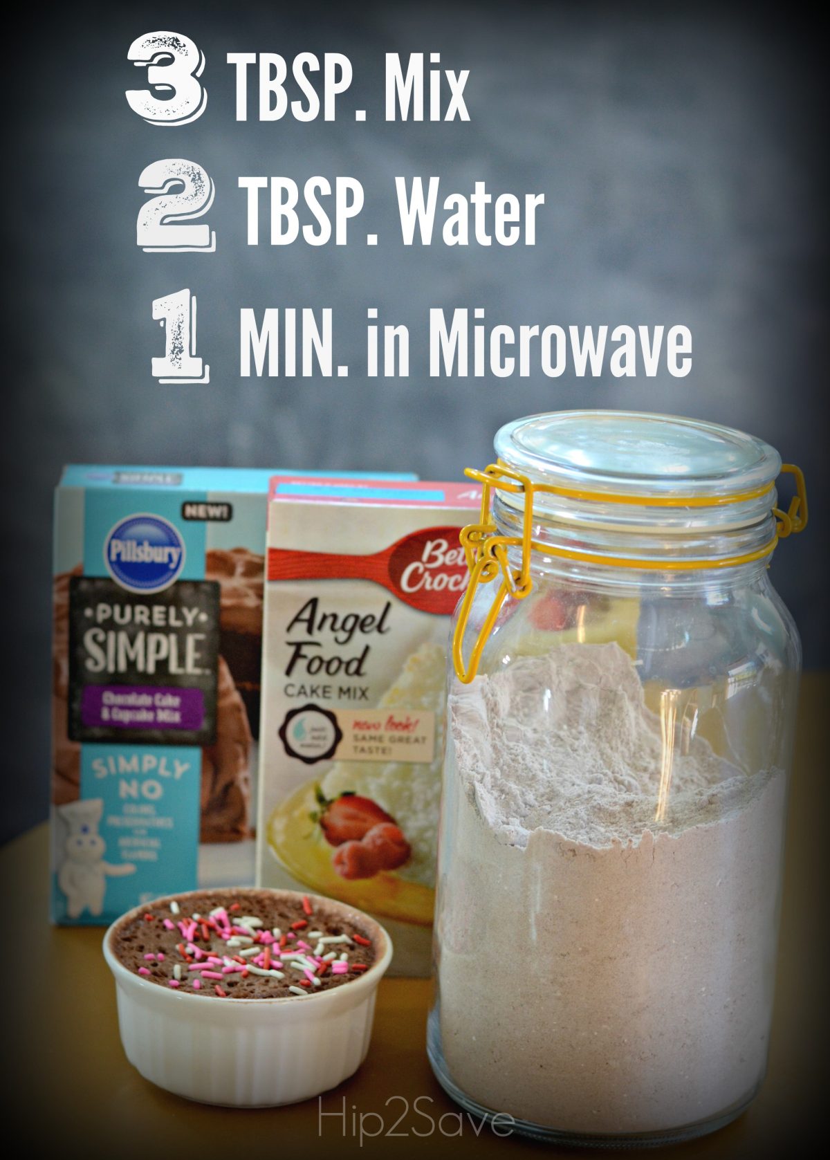 3-2-1 Microwave Mug Cake Recipe • Hip2Save