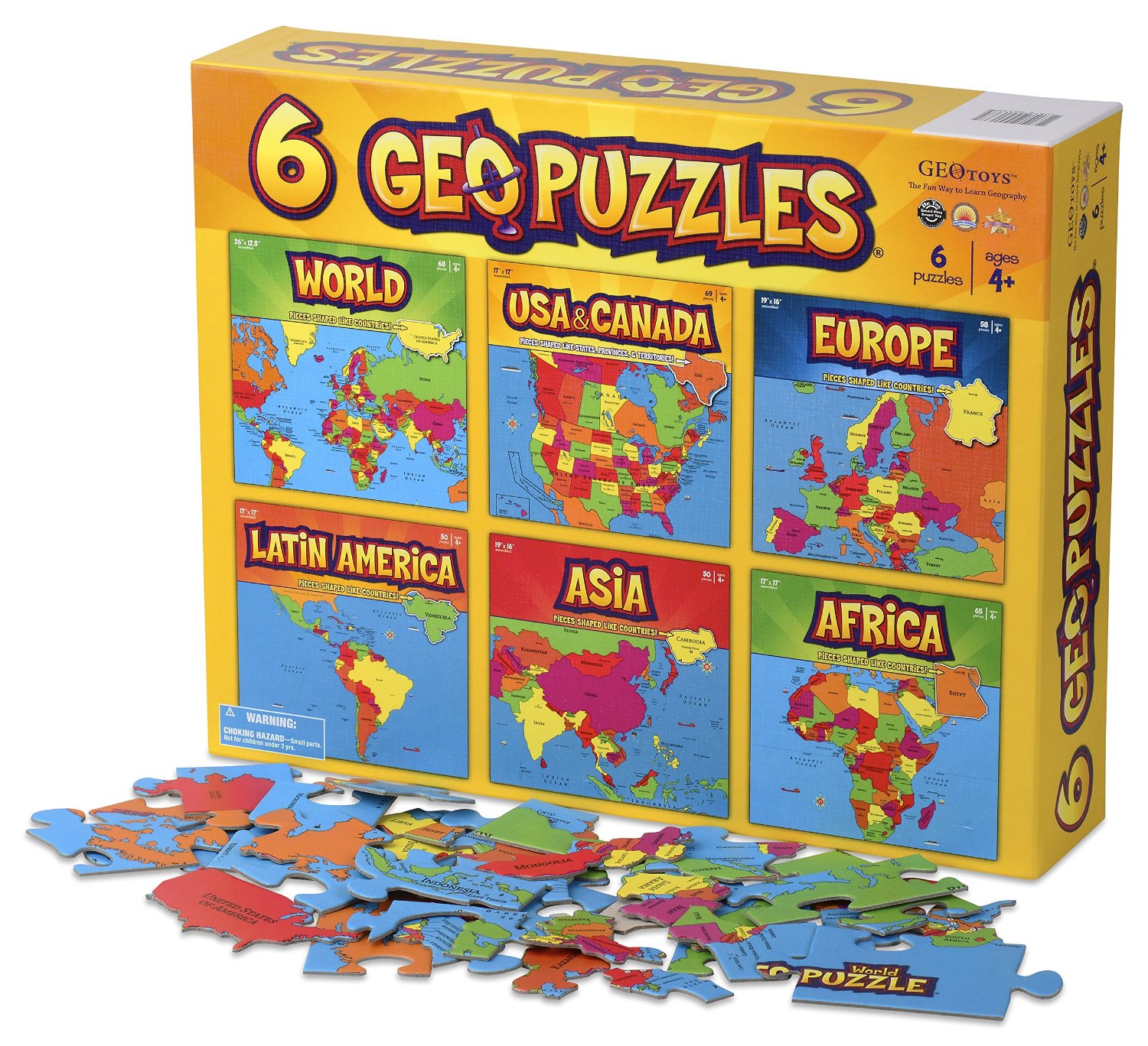 Amazon: Geotoys 6 GeoPuzzles Set Only $29.99 (Regularly $79.99 ...