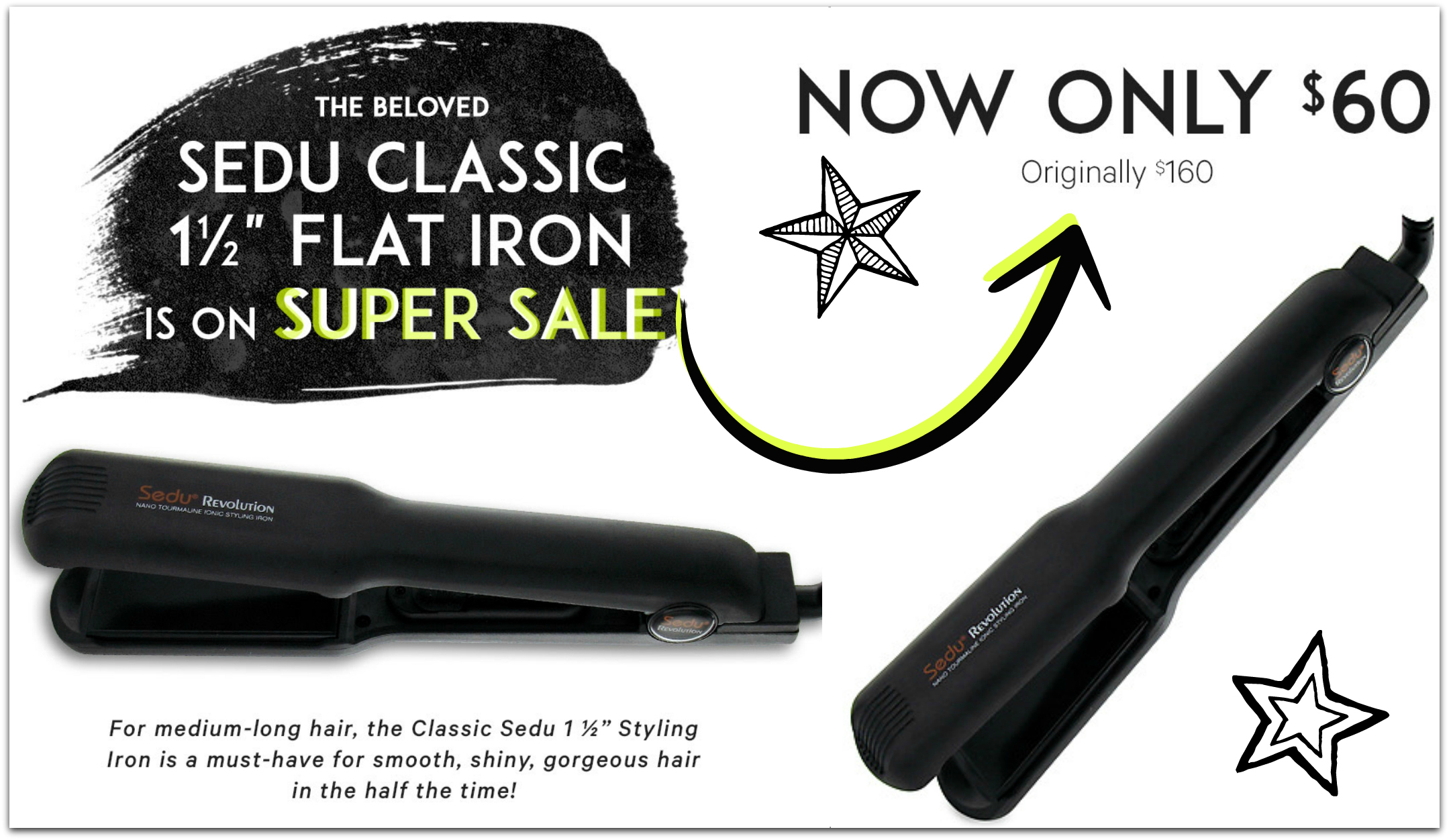 sedu diamond flat iron