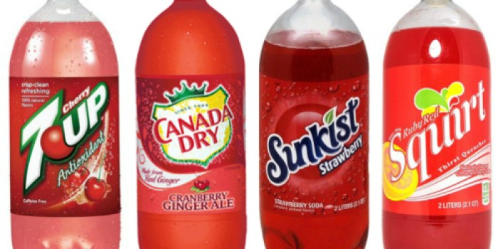 Rare $0.55/1 7UP, Canada Dry, Squirt, Sunkist 2 Liter Coupon = 2 Liter Bottles Only 70¢ at Target