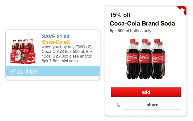 Coca Cola Coupon and Cartwheel offer