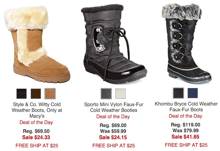 macy's deal of the day shoes